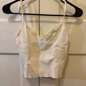 brandy Melville, White lace Cami top